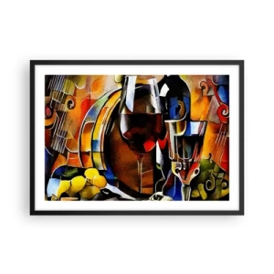 Poszter fehér keretben - A világ is színeket ölt - 70x50 cm