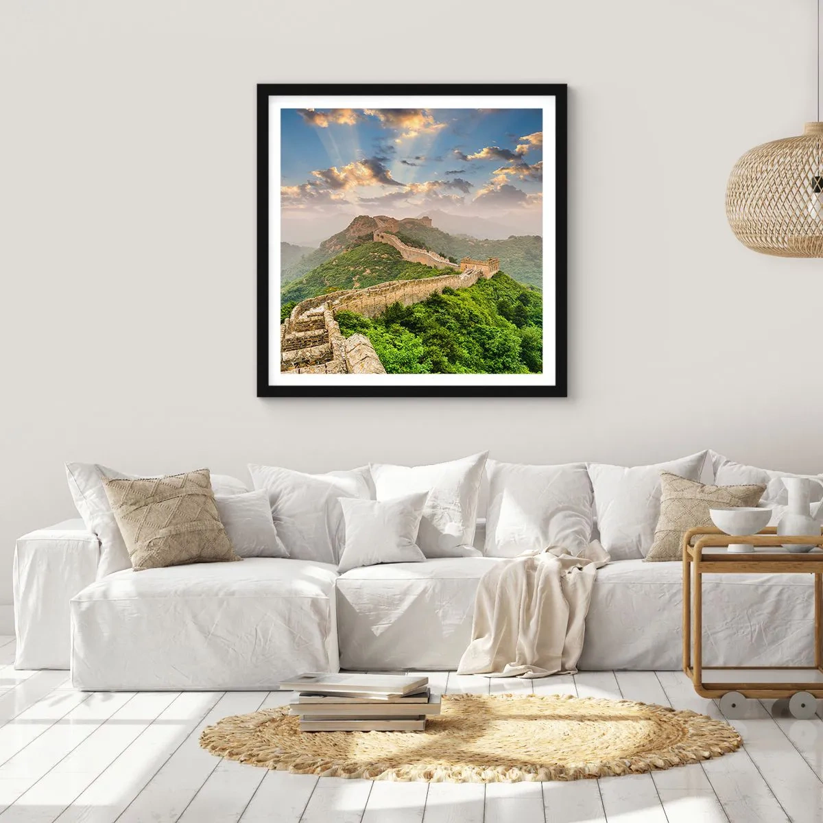 Poszter fehér keretben - Örökké tartó nagyság - 60x60 cm