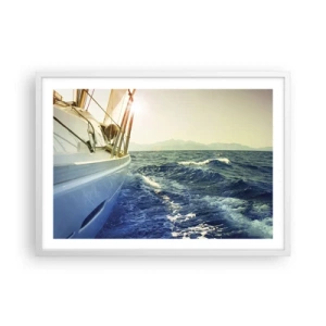 Poszter fekete keretben - A kalandhoz - 70x50 cm