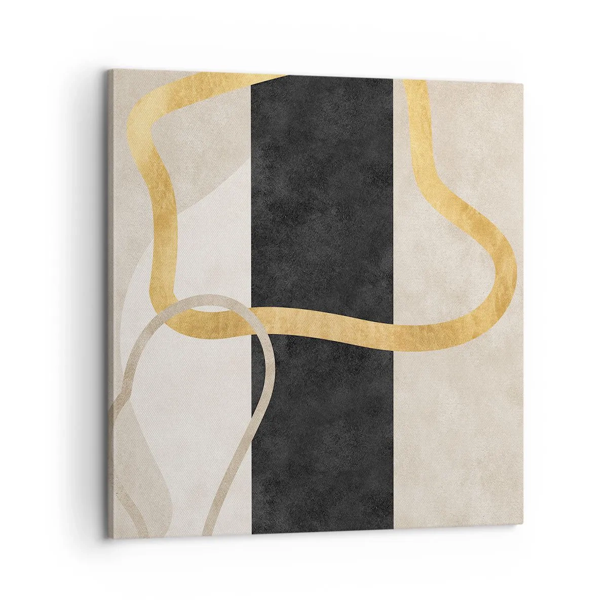 Vászonkép - Hurkolt formák - 60x60 cm