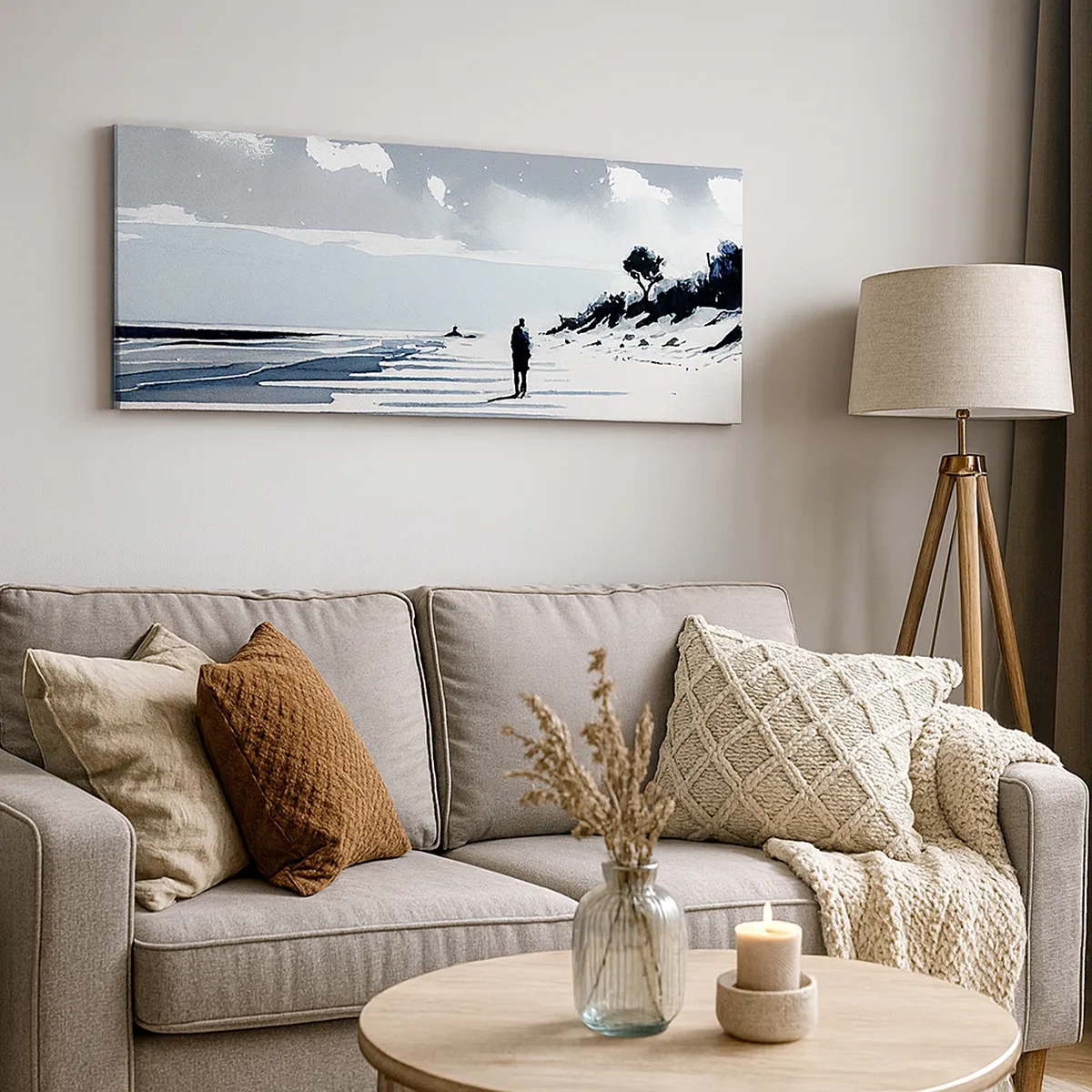 Vászonkép - Egyedül - 30x30 cm