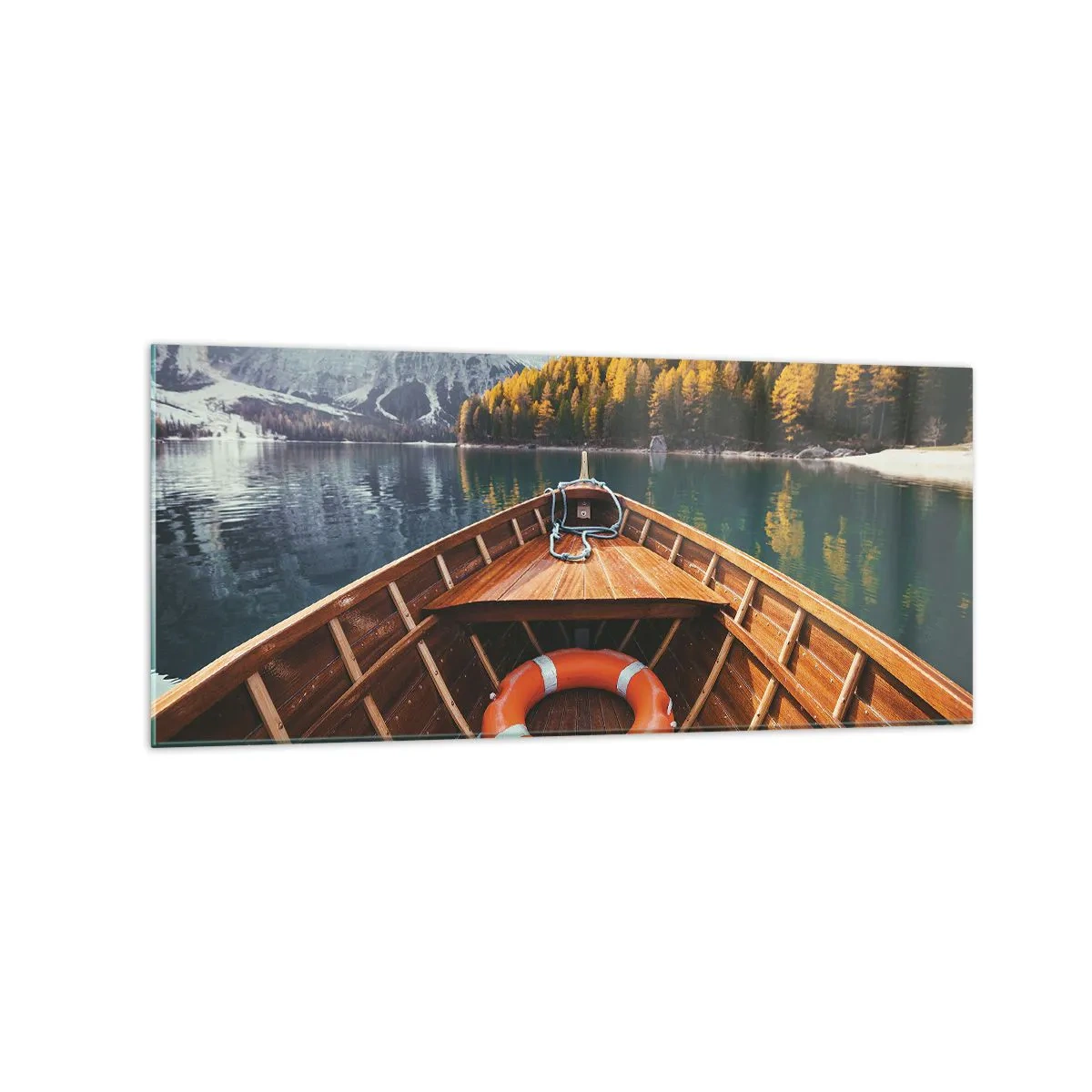 Üveg kép - Hegyi kirándulás - 120x50 cm