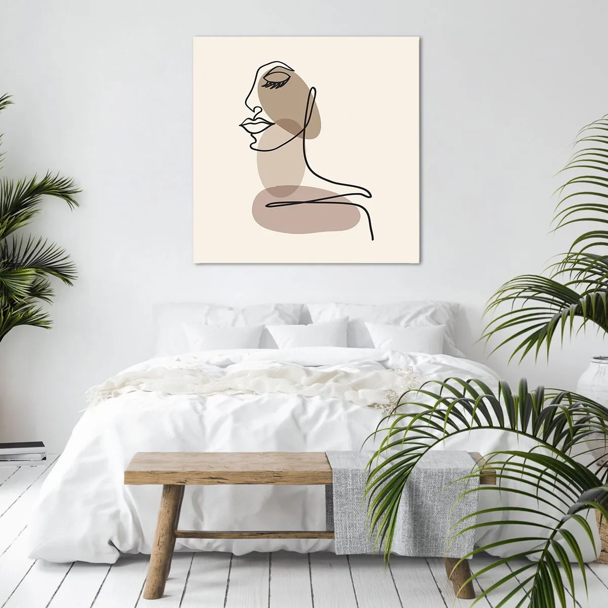 Vászonkép - Egy bizonyos szépségvonal - 50x50 cm