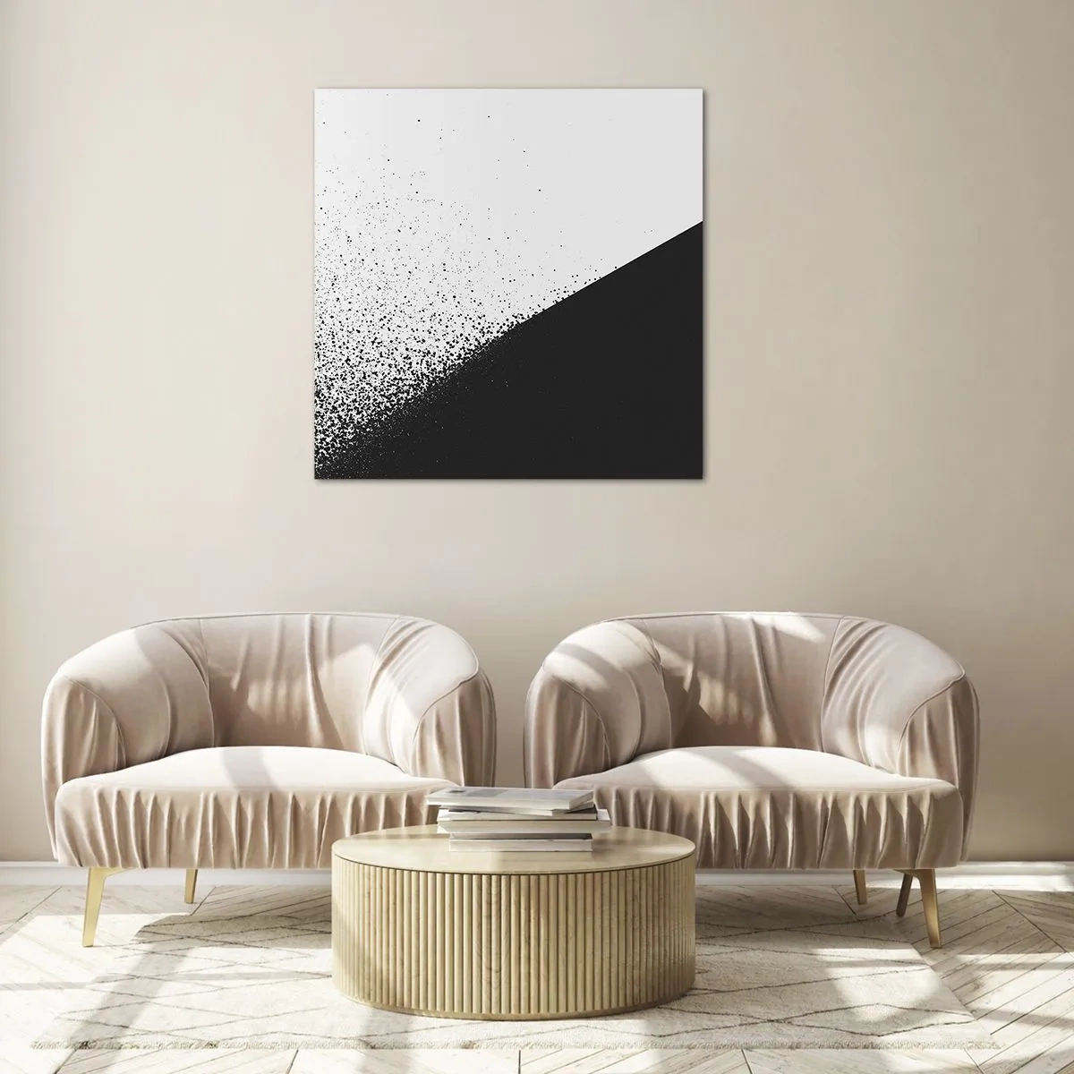 Üveg kép - Egyre gyorsabban, egyre többet - 60x60 cm