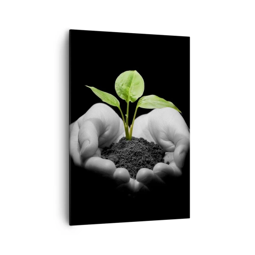 Vászonkép - Szeretem a természetet, védem azt - 70x100 cm