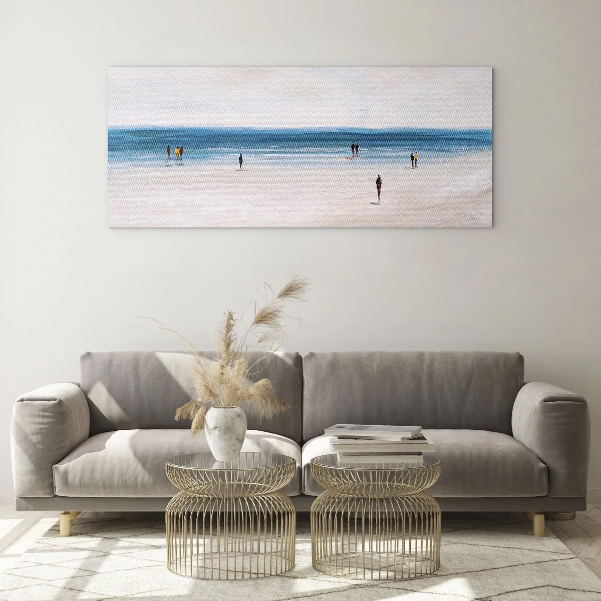 Üveg kép - Természetes igény - 100x40 cm