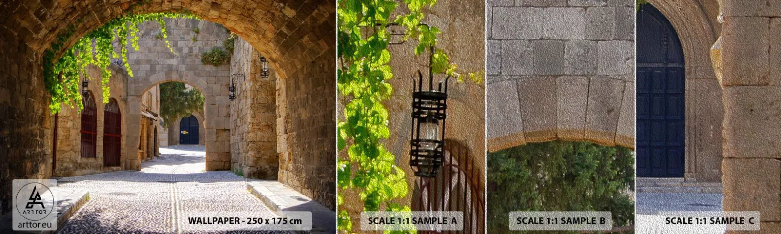 Fotótapéta Minta Premium Sand - A menet hamarosan megjelenik - Építészet, Város, Sikátor - 100x30 cm