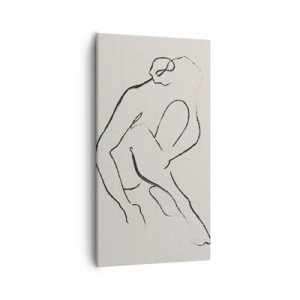 Vászonkép - Intim vázlat - 55x100 cm