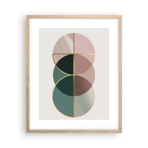 Poszter világos tölgy keretben - Kerékről kerékre... - 40x50 cm