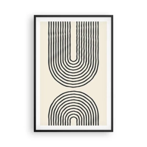 Poszter fehér keretben - Bármelyik percben ... - 61x91 cm