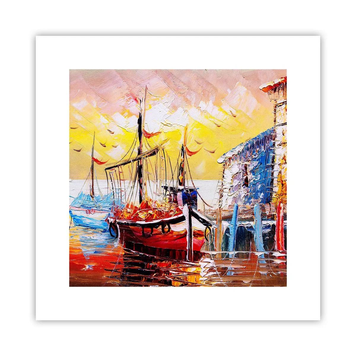 Poszter - Boldog visszatérés - 30x30 cm