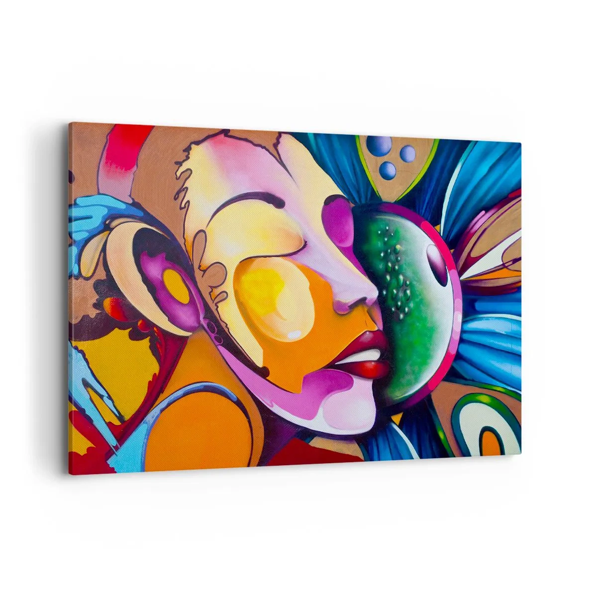 Vászonkép - Megérinteni színnel - 100x70 cm