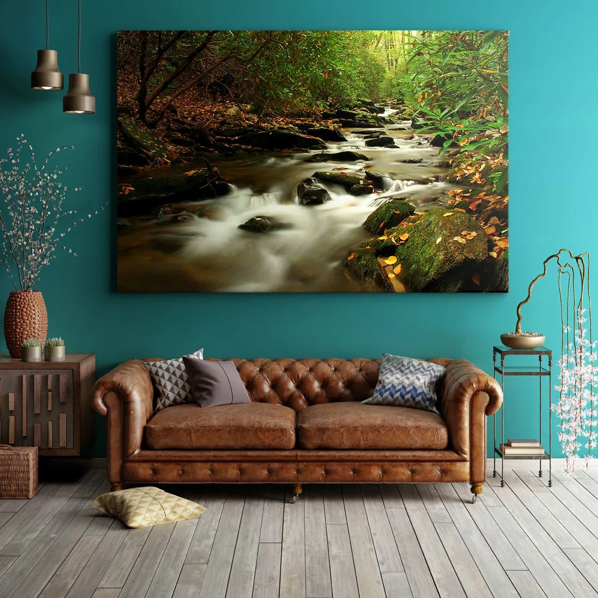 Vászonkép - Mint folyékony ezüst - 120x80 cm