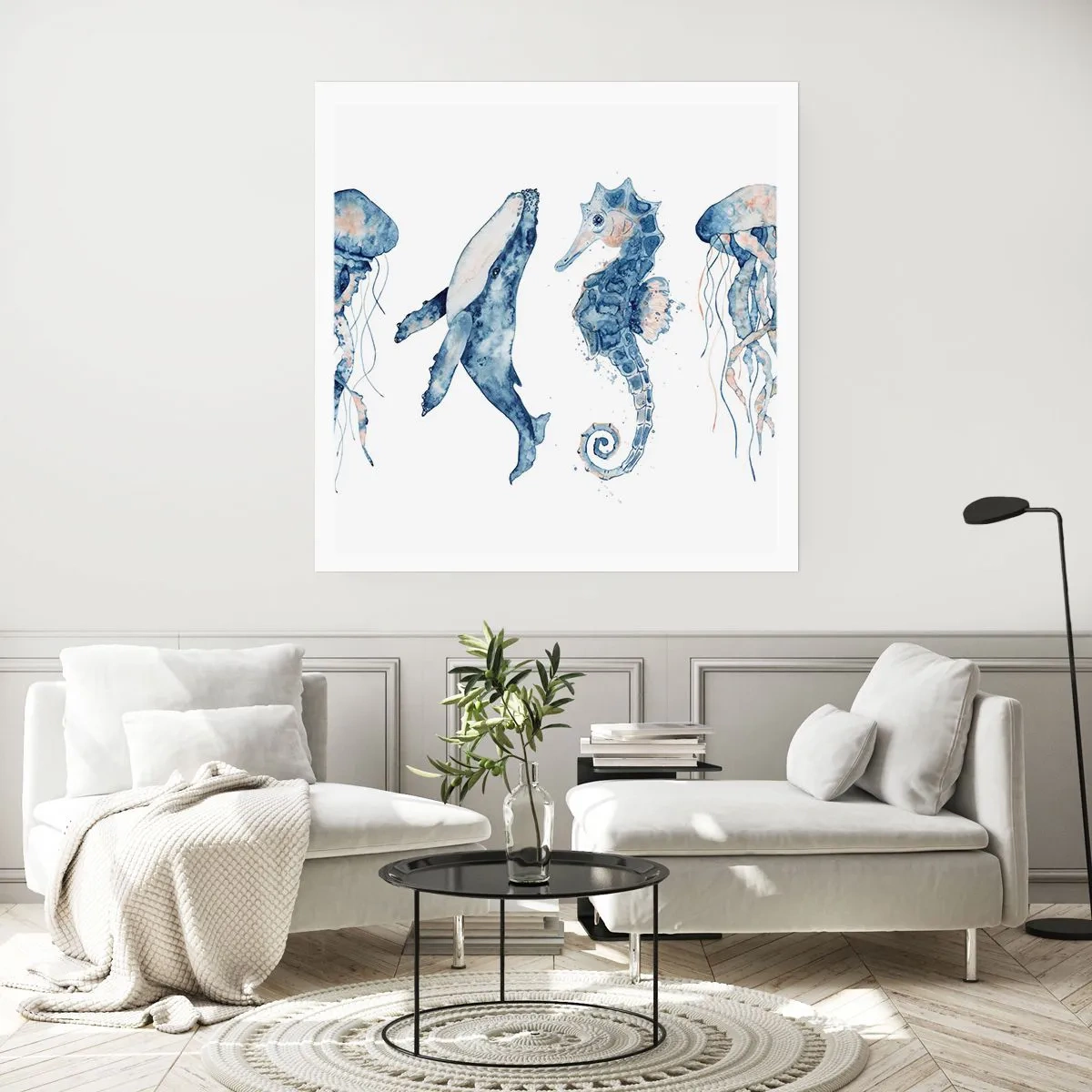 Poszter - Tengeri csodák - 60x60 cm