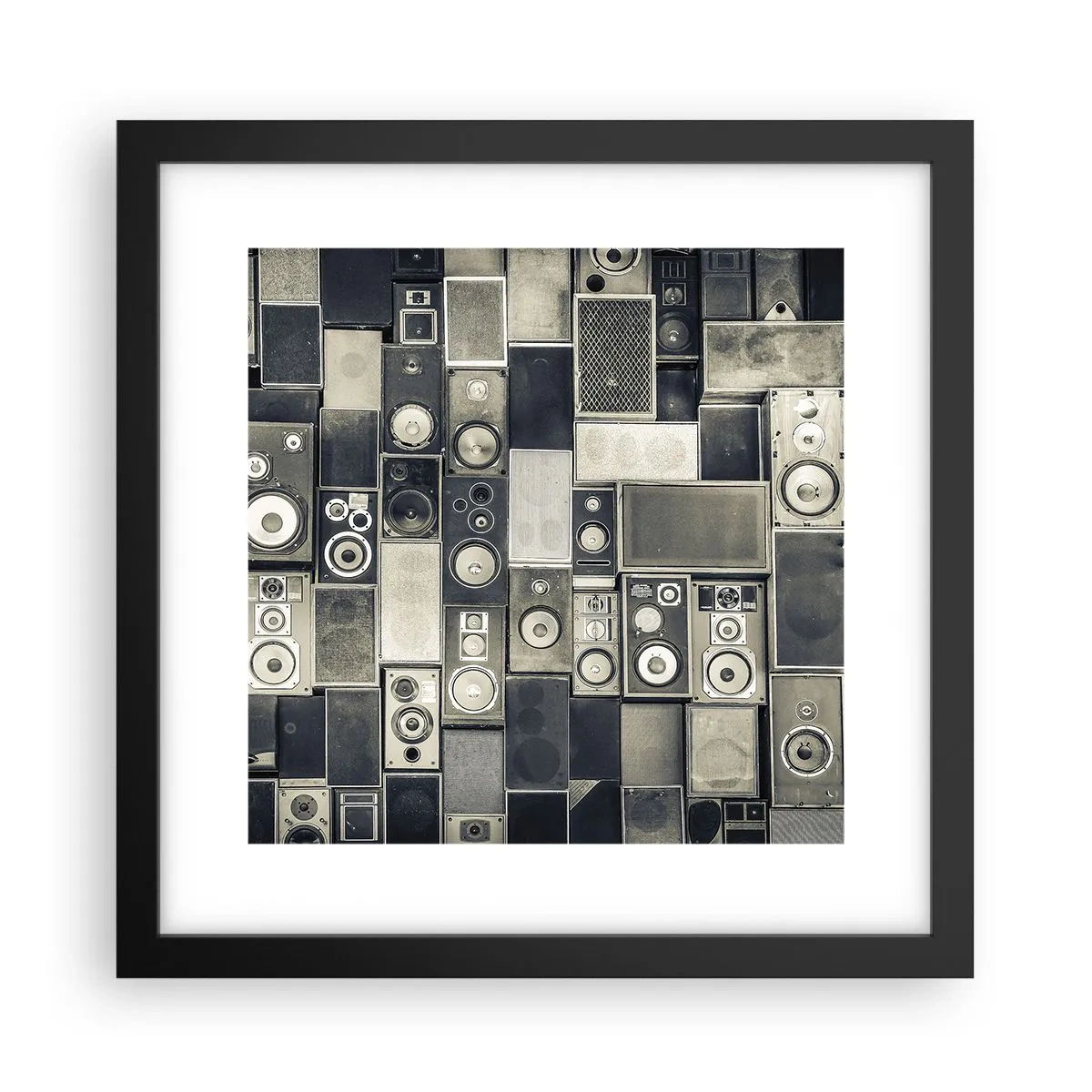 Poszter fehér keretben - És minden rendben van - 30x30 cm