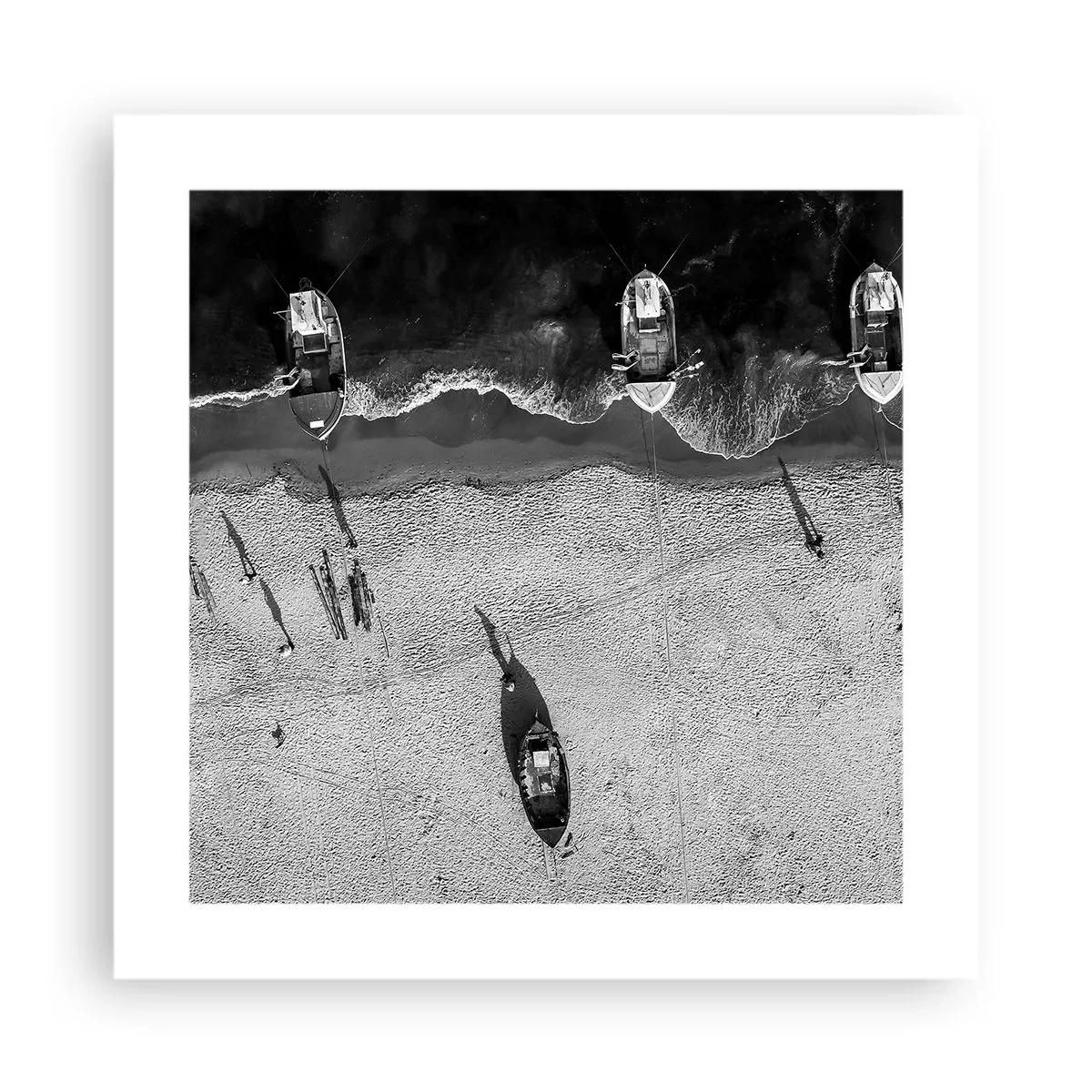 Poszter - Még mindig a parton... - 40x40 cm