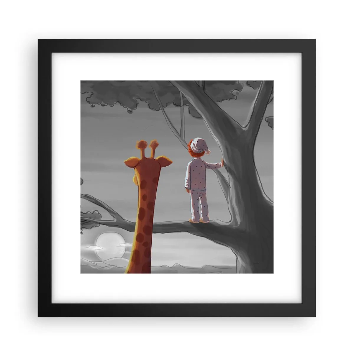 Poszter fehér keretben - Ez tényleg történik - 30x30 cm