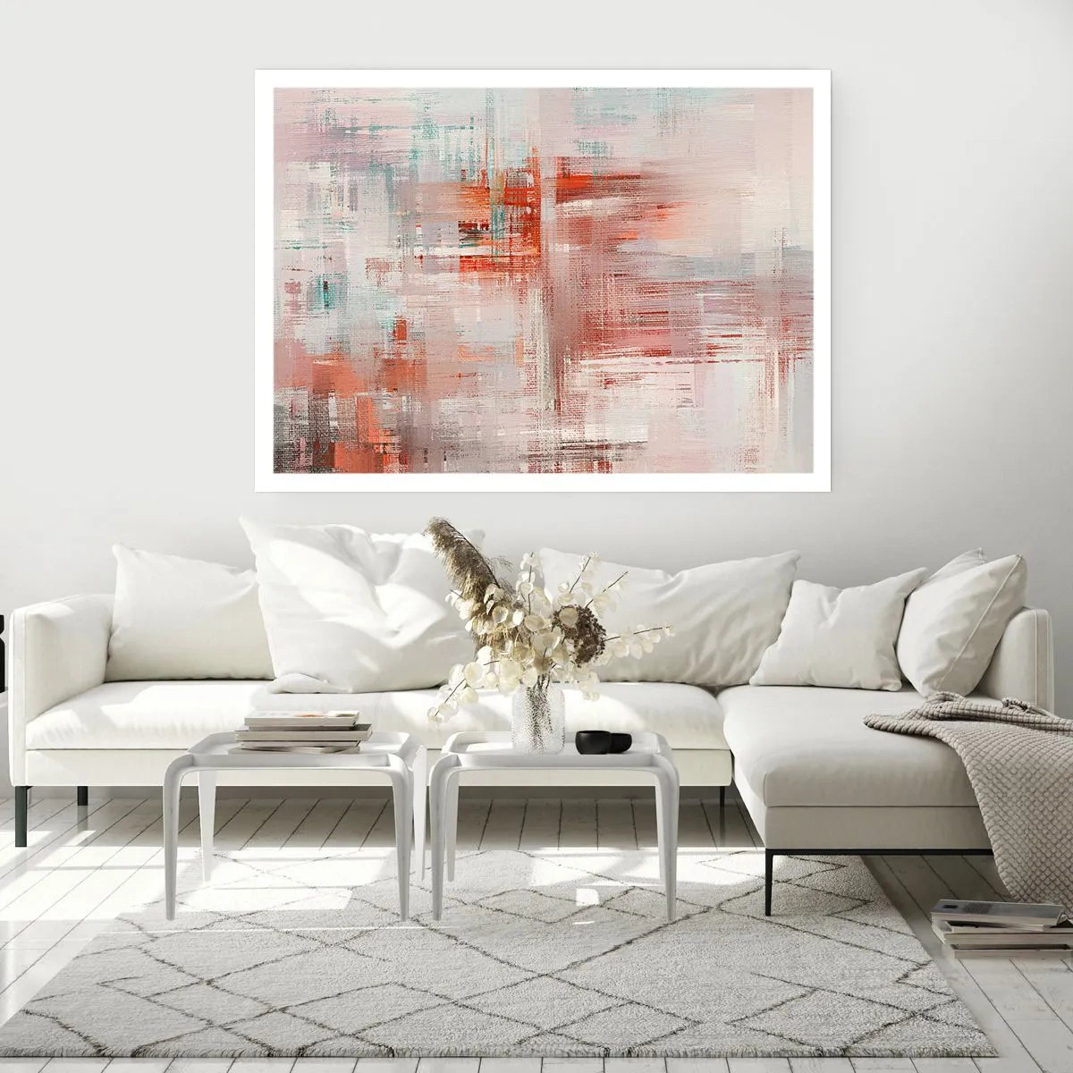 Poszter - Ködös. De rózsaszín - 70x50 cm