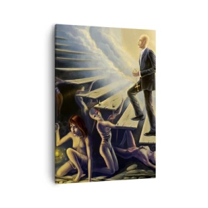 Vászonkép - Dante-i utazás a fény felé - 50x70 cm