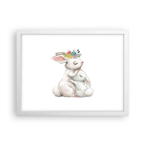 Poszter fekete keretben - Nincs olyan, mint anyánál - 40x30 cm