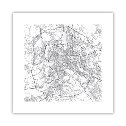 Poszter - Római kör - 30x30 cm