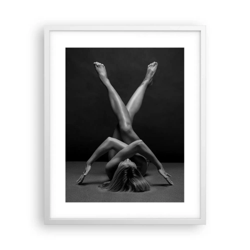 Poszter fekete keretben - A meztelenség geometriája - 40x50 cm