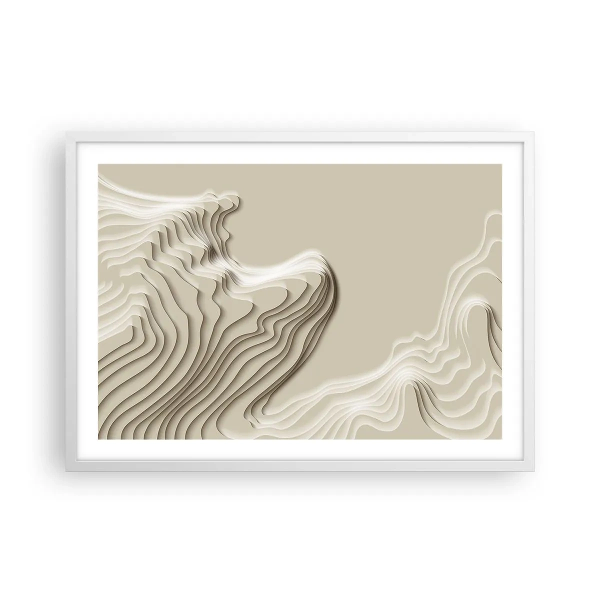 Poszter fekete keretben - Művészeti topográfia - 70x50 cm