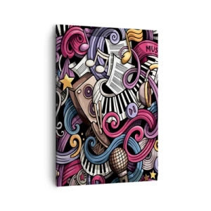 Vászonkép - Bonyolult dallam - 50x70 cm