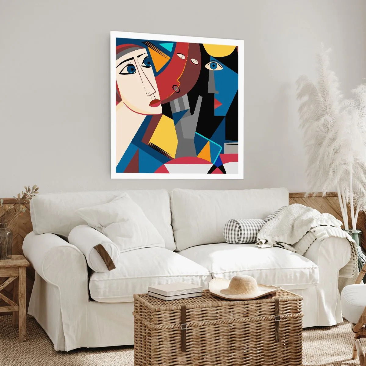 Poszter - Kubisták beszélgetése - 60x60 cm