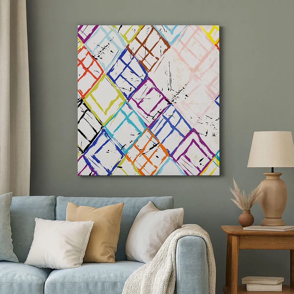 Vászonkép - Bérelhető cellák - 30x30 cm