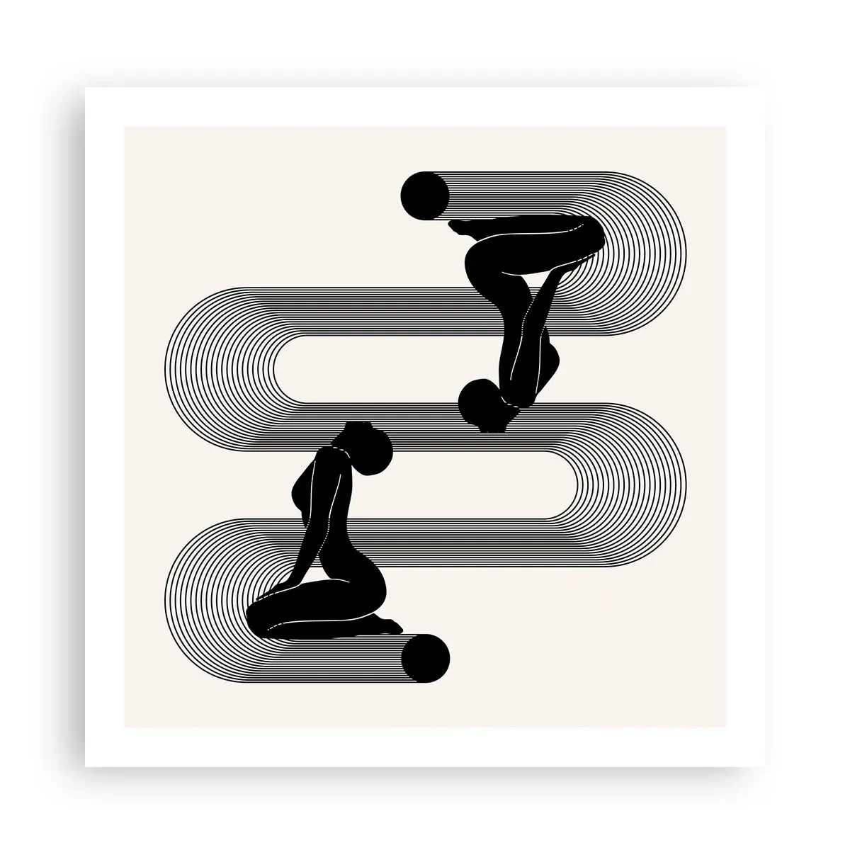 Poszter - Érzéki szimmetria - 60x60 cm