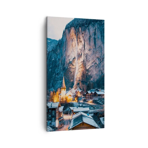 Vászonkép - A tél ragyogó szelleme - 45x80 cm