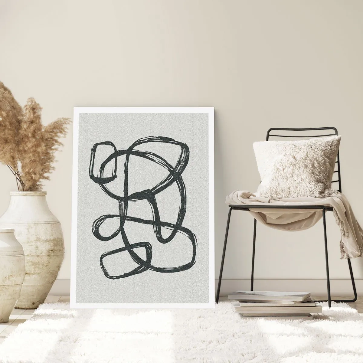 Poszter - Hurkolt absztrakció - 61x91 cm