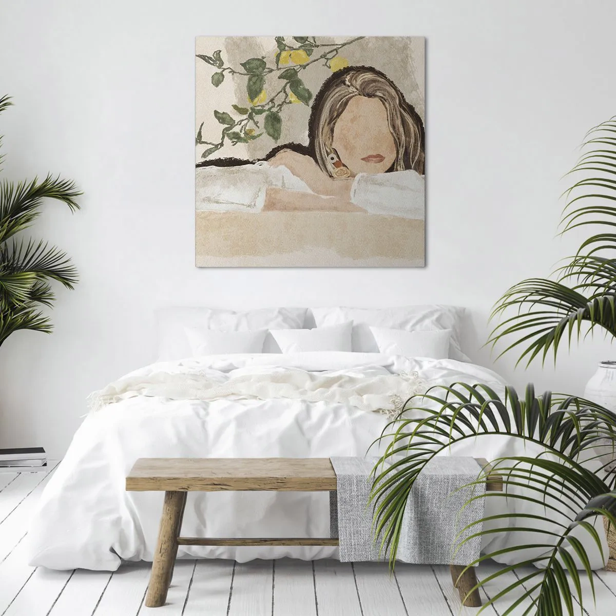 Vászonkép - Déli szépség - 60x60 cm