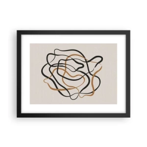 Poszter fehér keretben - Minden összezavarodott - 40x30 cm