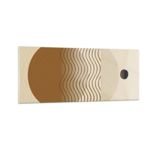 Üveg kép - A geometriai formák eredetéről - 100x40 cm