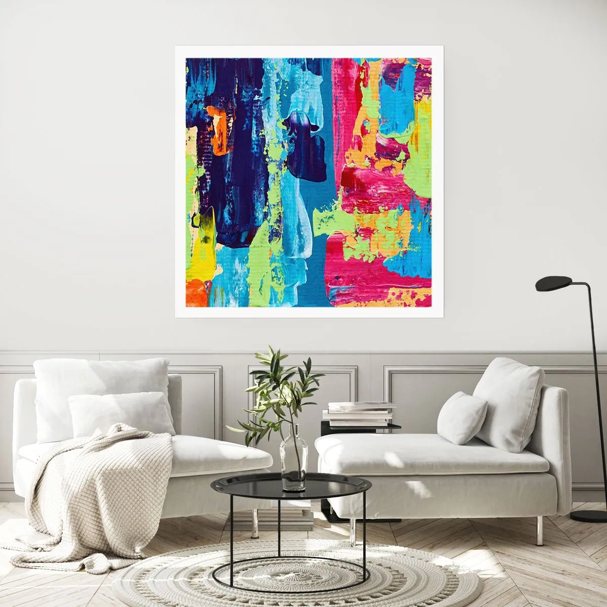 Poszter - Az élet gyönyörű! - 60x60 cm