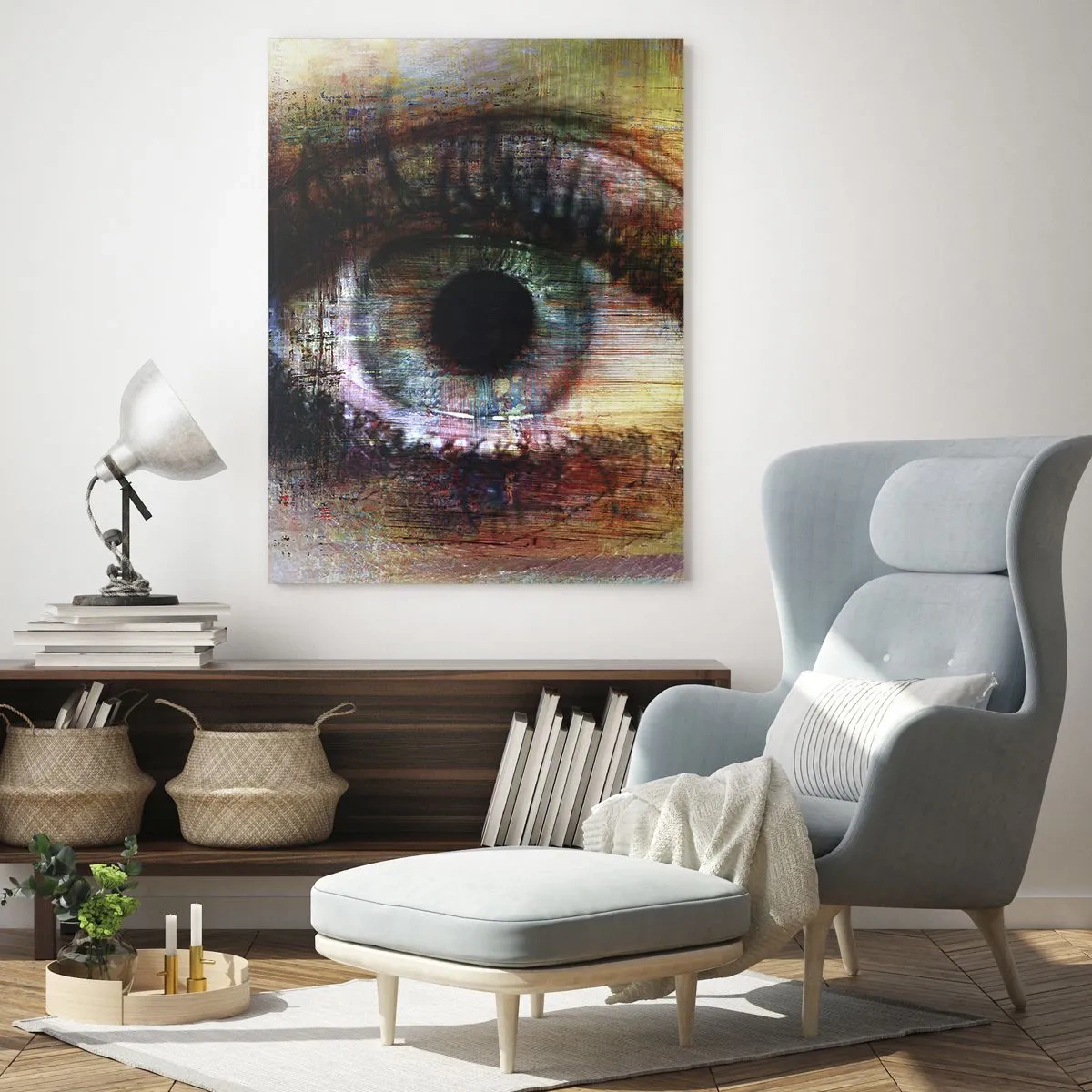 Üveg kép - Beleláthatsz a lélekbe - 50x70 cm