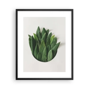 Poszter fehér keretben - Féktelen kíváncsiság - 40x50 cm