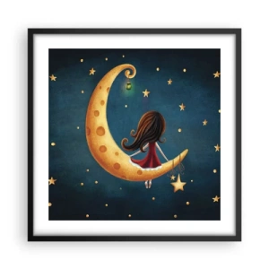 Poszter fehér keretben - Egyszer volt… - 50x50 cm