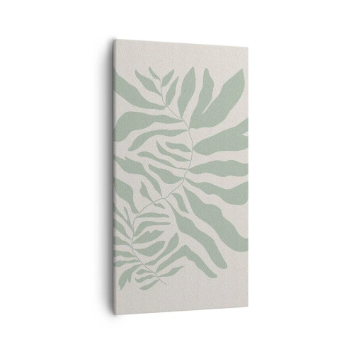 Vászonkép - Smaragdzöld ág - 55x100 cm