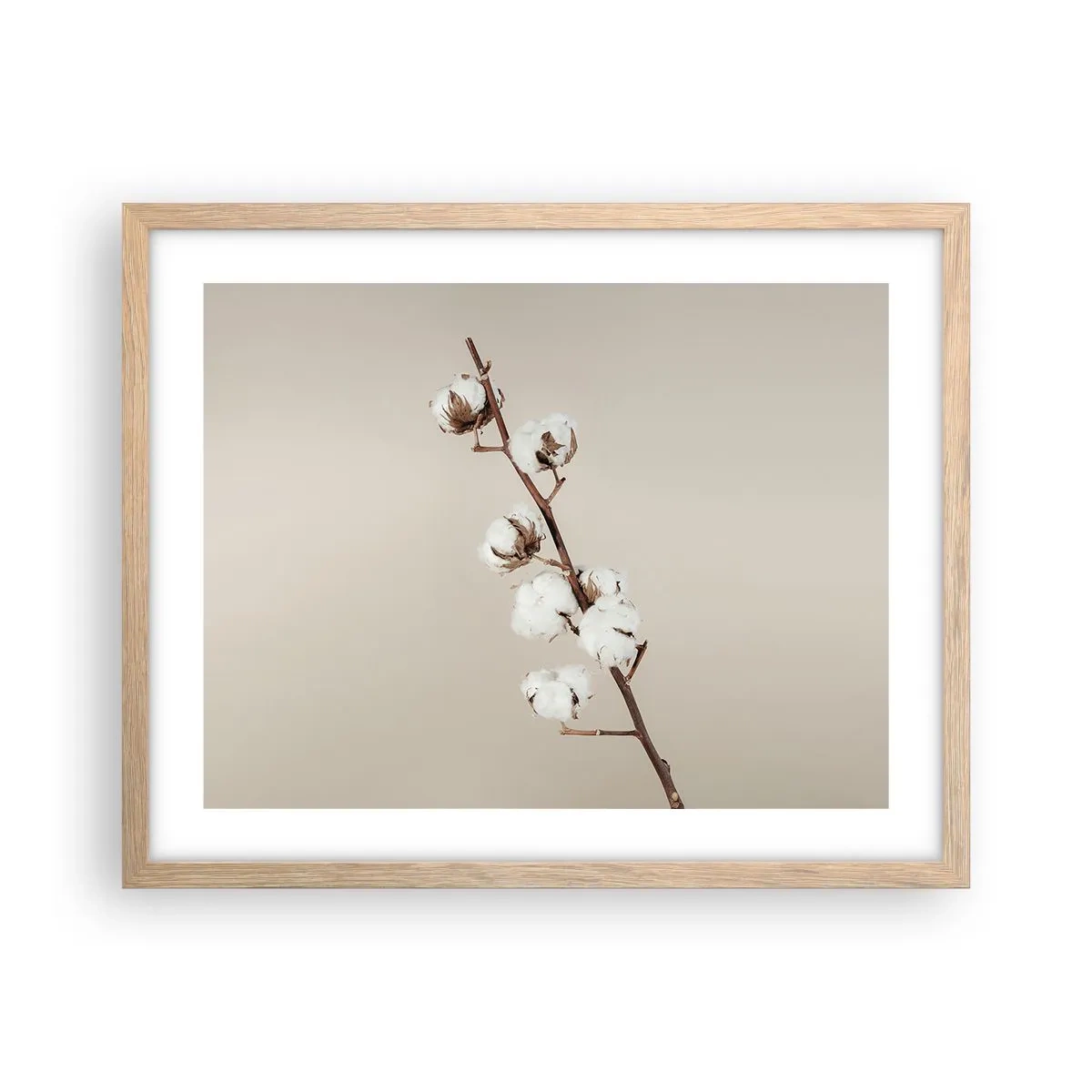 Poszter világos tölgy keretben - A puhaság forrásánál - 50x40 cm