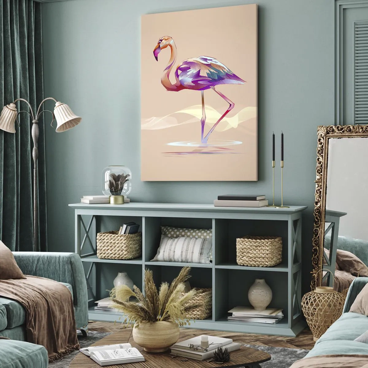 Vászonkép - A jó érzelmek madara - 70x100 cm