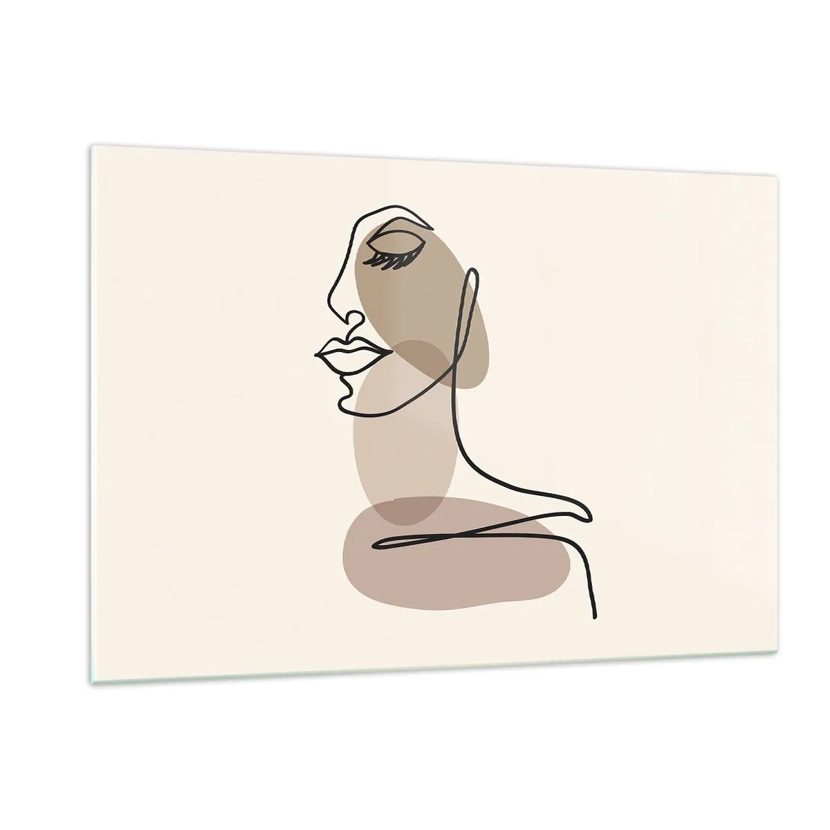 Üveg kép - Egy bizonyos szépségvonal - 120x80 cm