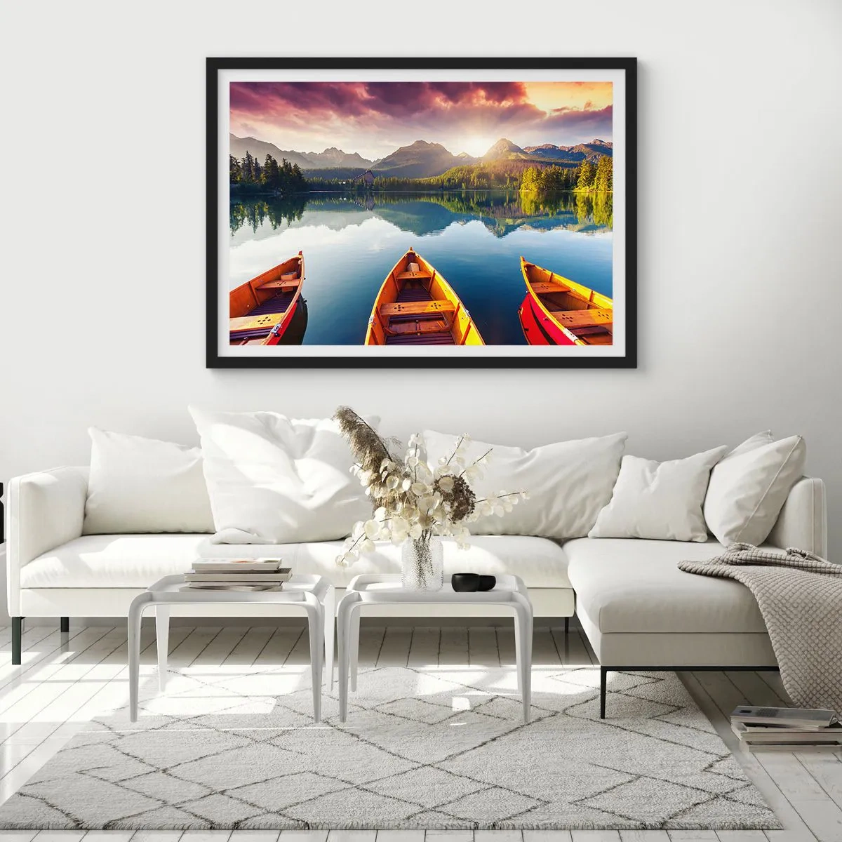 Poszter fehér keretben - Semmi a természet ellen - 100x70 cm