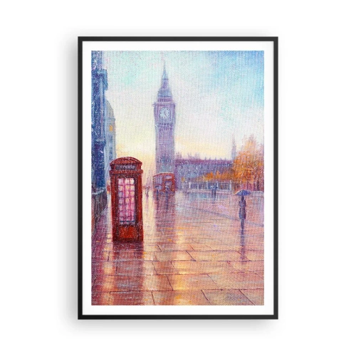 Poszter fehér keretben - Őszi nap Londonban - 70x100 cm