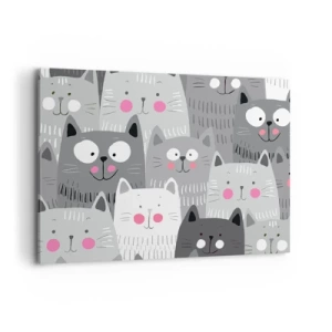Vászonkép - A macska világa - 100x70 cm