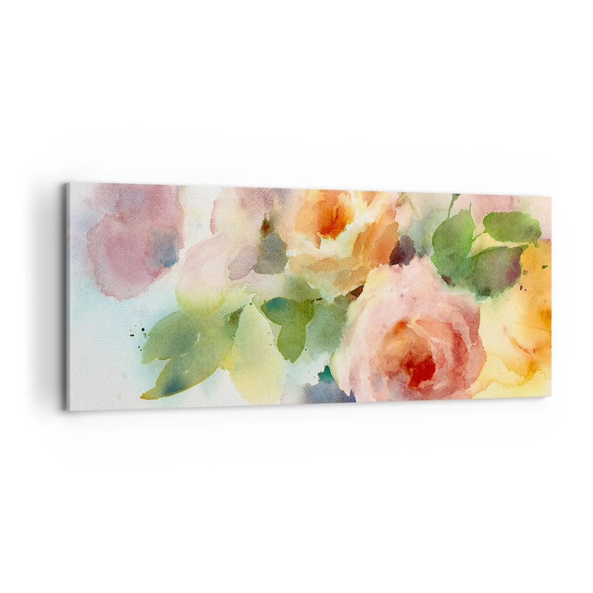 Vászonkép - Gyengéd, mint az akvarell - 100x40 cm