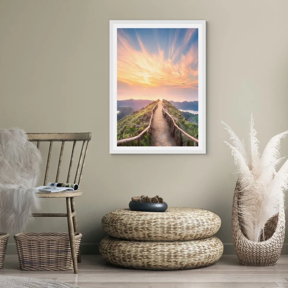 Poszter fekete keretben - Közel az éghez - 50x70 cm