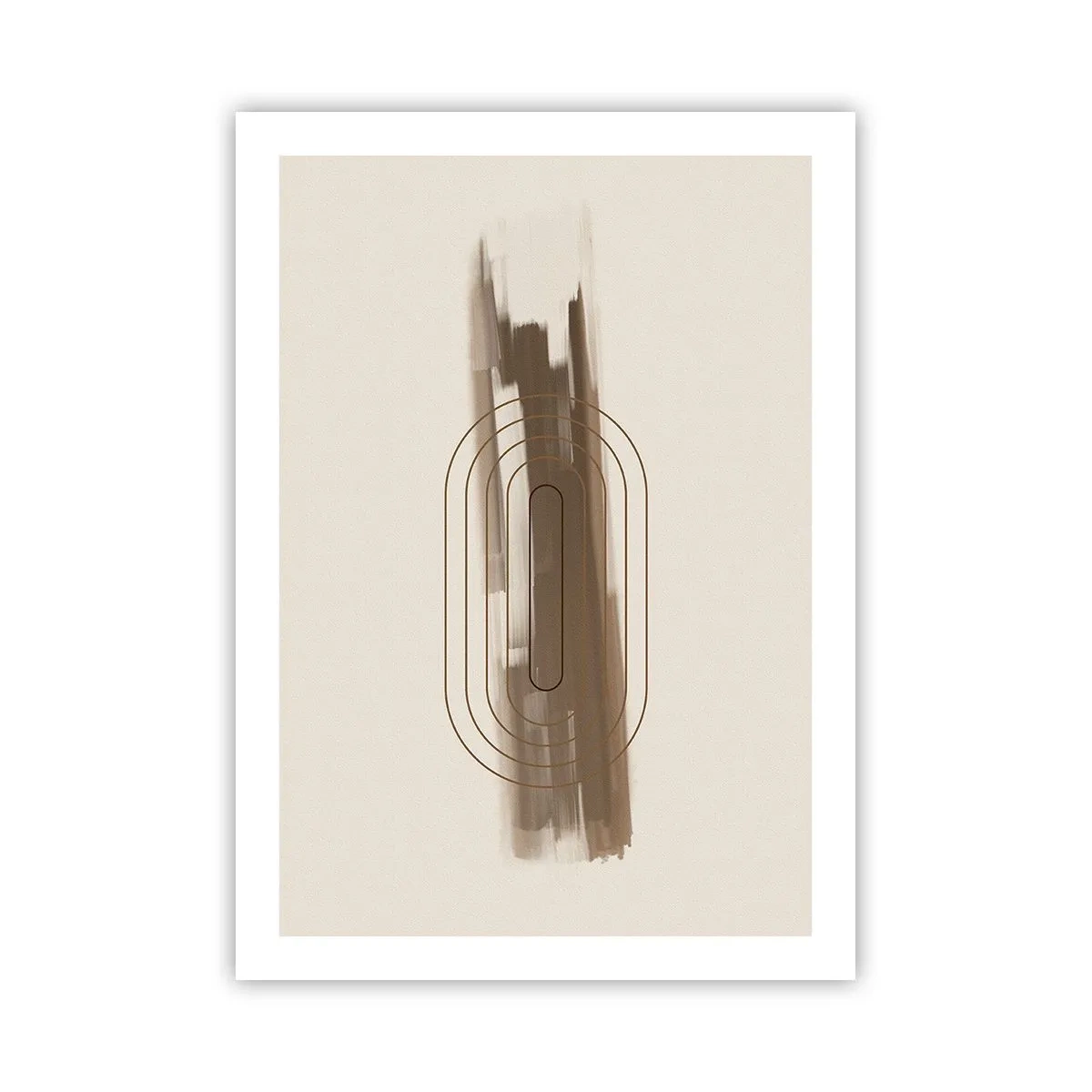 Poszter - Szürke fuvallat - 50x70 cm